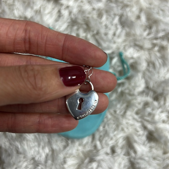 Authentic Tiffany and Co Lock heart necklace - Picture 2 of 5
